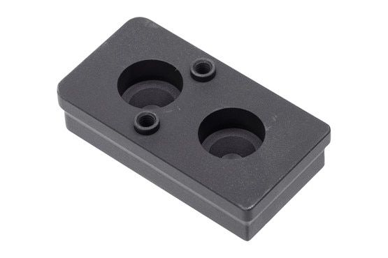Tall Offset Optic Plate 22 for Trijicon RMRcc from Arisaka has a durable type III hardcoat anodized finish.